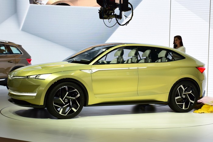 Электрическое кросс-купе Skoda получило мощную силовую установку