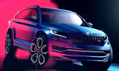 Опубликованы тизеры спортивного варианта Skoda Kodiaq
