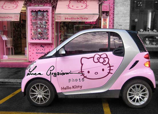 Оригинальный вариант smart fortwo Hello Kitty