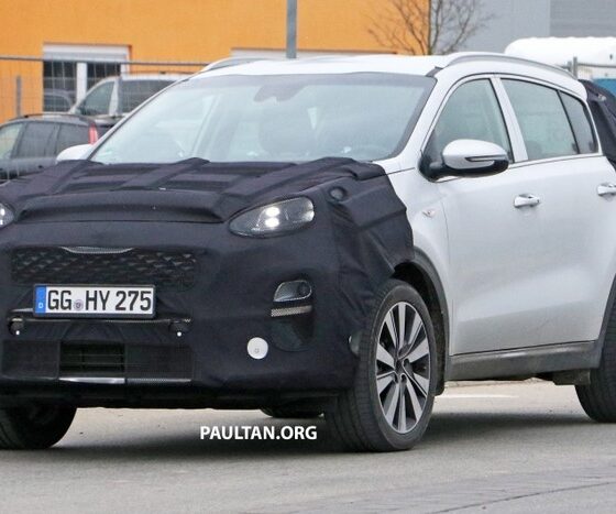 Рестайлинговый Kia Sportage представят осенью в Париже