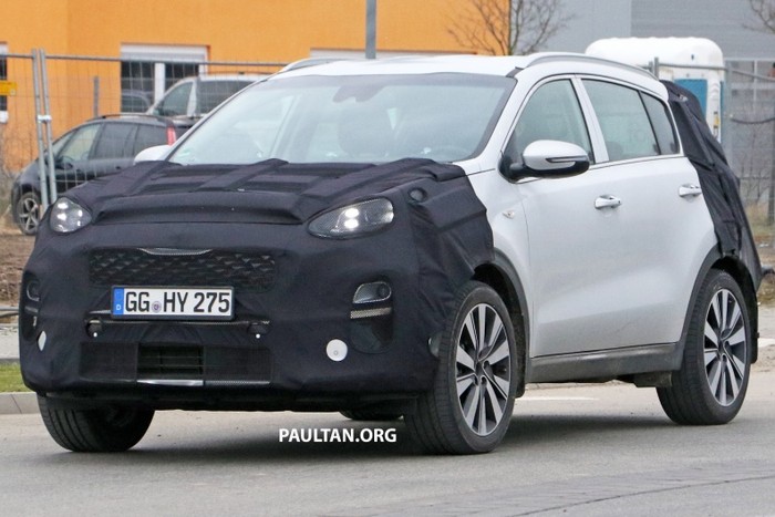 Рестайлинговый Kia Sportage представят осенью в Париже