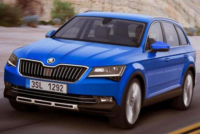 Новый семиместный SUV Skoda дебютирует следующей осенью в Париже