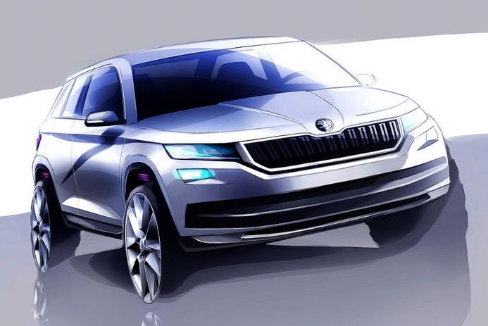 "Большой медведь": первые изображения флагманского SUV Skoda