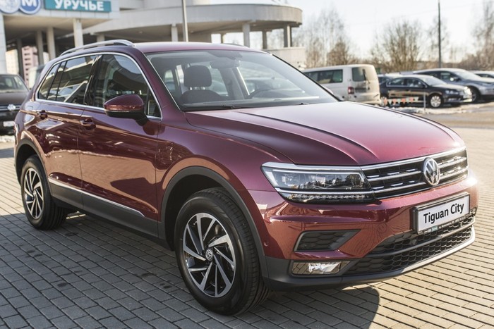 В Беларусь приезжают первые автомобили Tiguan в комплектации City