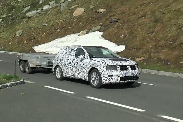 Volkswagen вывел на тесты Tiguan следующего поколения