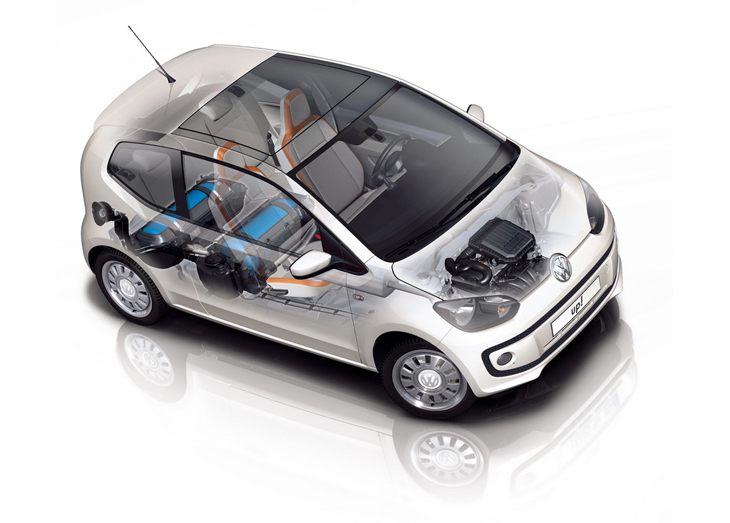 Модель Volkswagen eco up! с системой Bosch