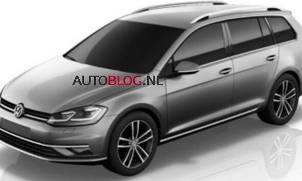 Обновленный Volkswagen Golf "засветился" в Интернете