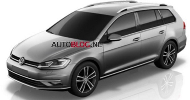Обновленный Volkswagen Golf "засветился" в Интернете