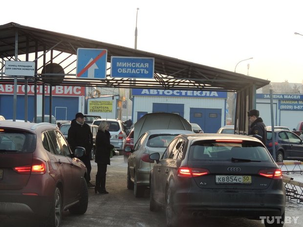 В конце 2014-го белорусы пригнали из России почти 70 тысяч автомобилей