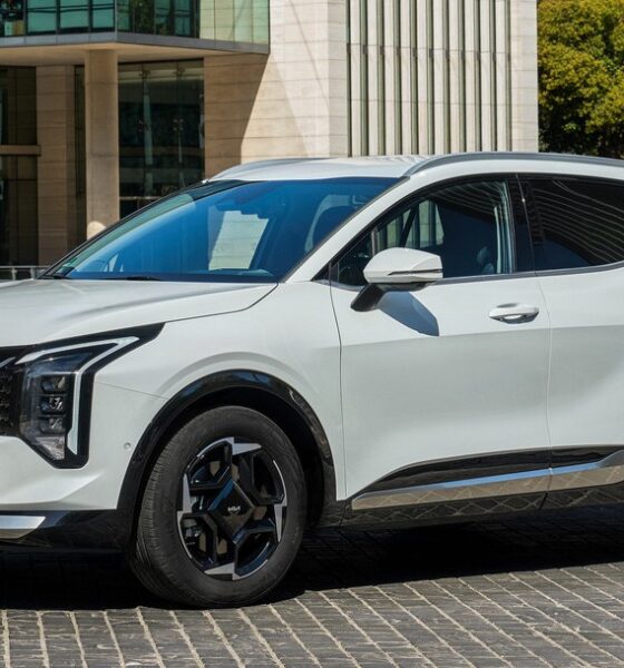 Кроссовер Kia Sportage для Европы, экстерьер вид первый