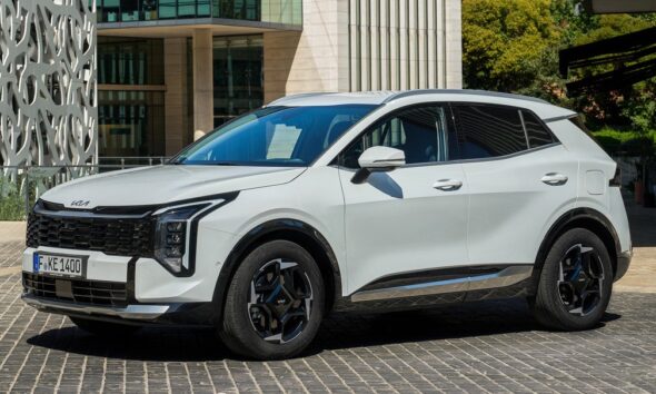Кроссовер Kia Sportage для Европы, экстерьер вид первый