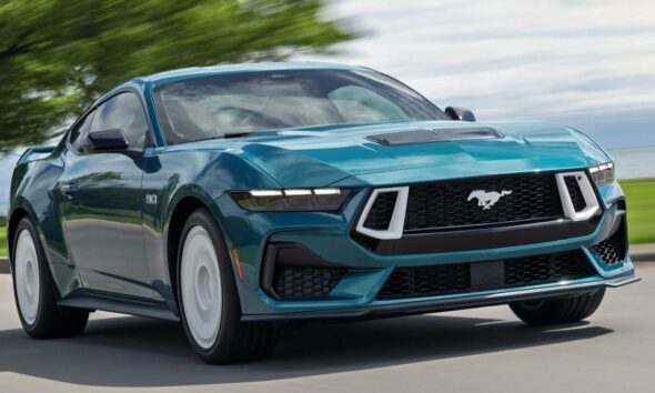 Спорткар Ford Mustang экстерьер вид третий