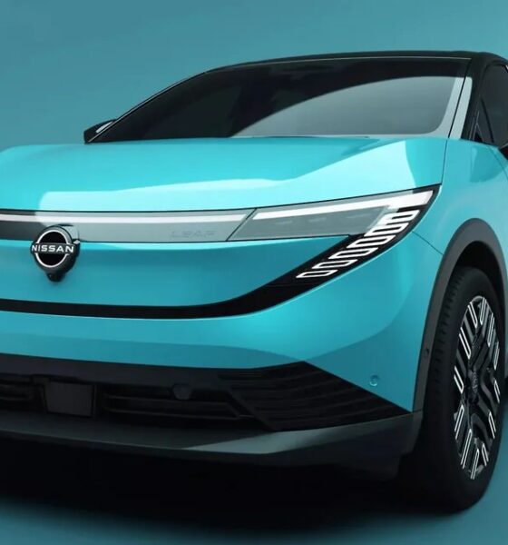Электрокар Nissan Leaf экстерьер вид второй