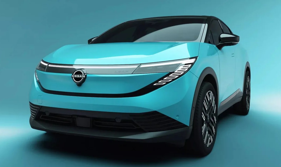 Электрокар Nissan Leaf экстерьер вид второй