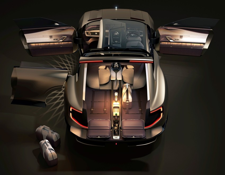 Концепт Bentley EXP 15 салон вид третий