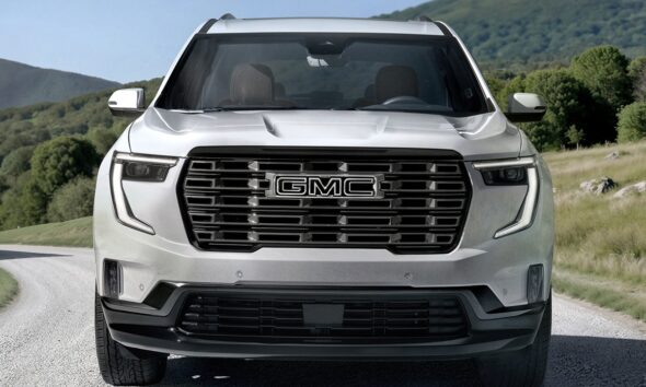 Кроссовер GMC Acadia Denali Ultimate экстерьер вид третий