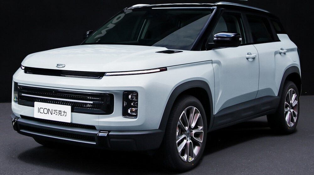 Кроссовер Geely Icon экстерьер вид третий