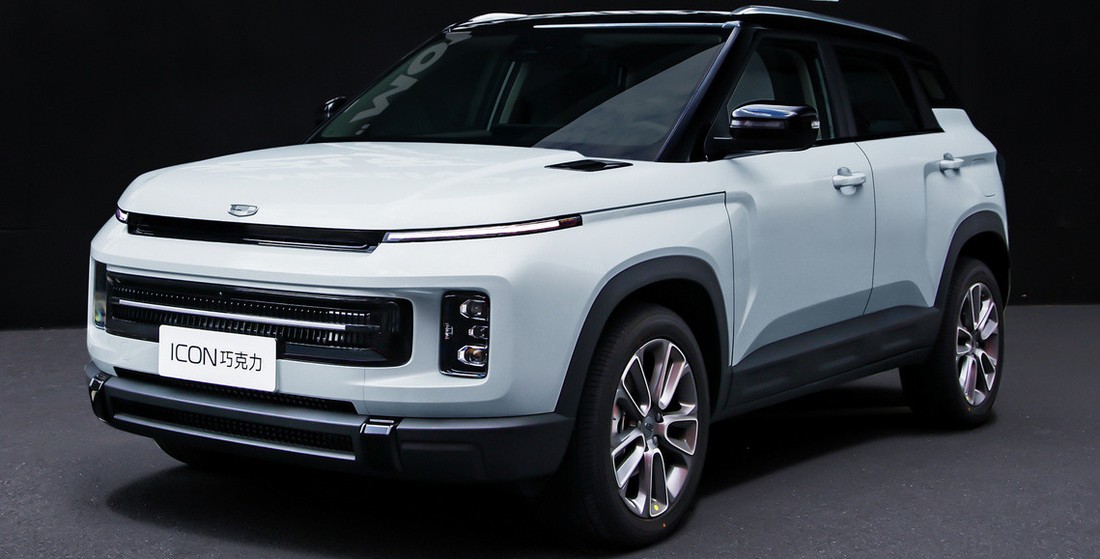 Кроссовер Geely Icon экстерьер вид третий