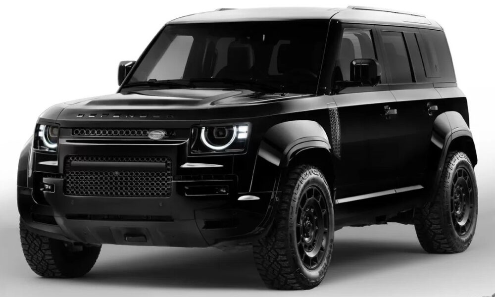 Внедорожник Land Rover Defender Octa Black экстерьер вид третий