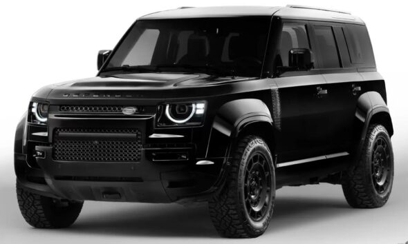 Внедорожник Land Rover Defender Octa Black экстерьер вид третий