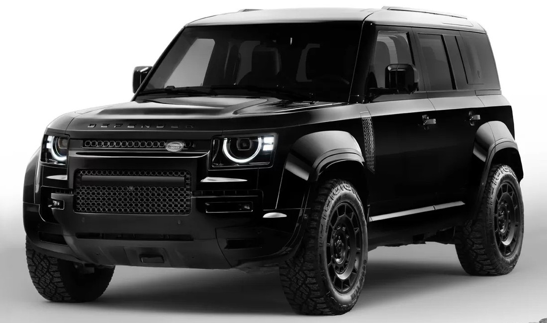 Внедорожник Land Rover Defender Octa Black экстерьер вид третий