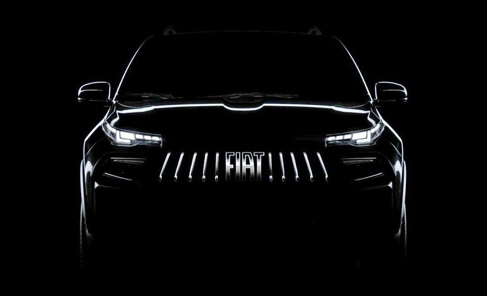 Тизер пикапа Fiat Toro вид четвертый
