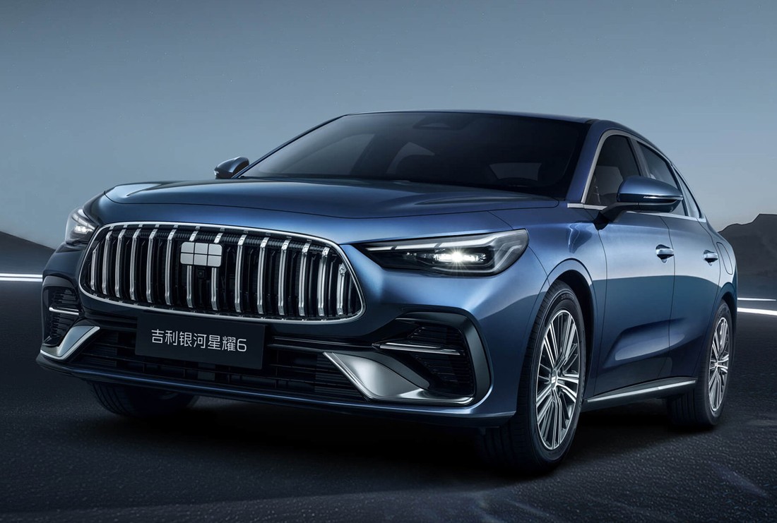 Cедан Geely Galaxy Starshine 6 экстерьер вид третий