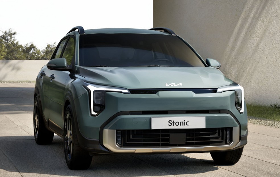 Кроссовер Kia Stonic экстерьер вид третий