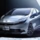 Хэтчбек Toyota Aqua экстерьер вид третий