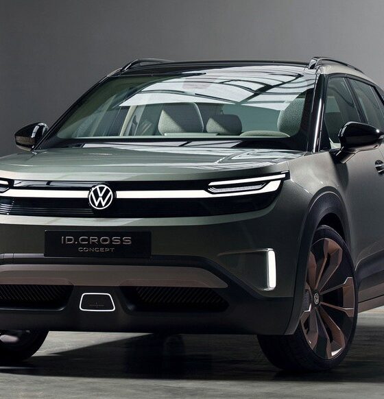 Концепт Volkswagen ID. Cross экстерьер вид третий