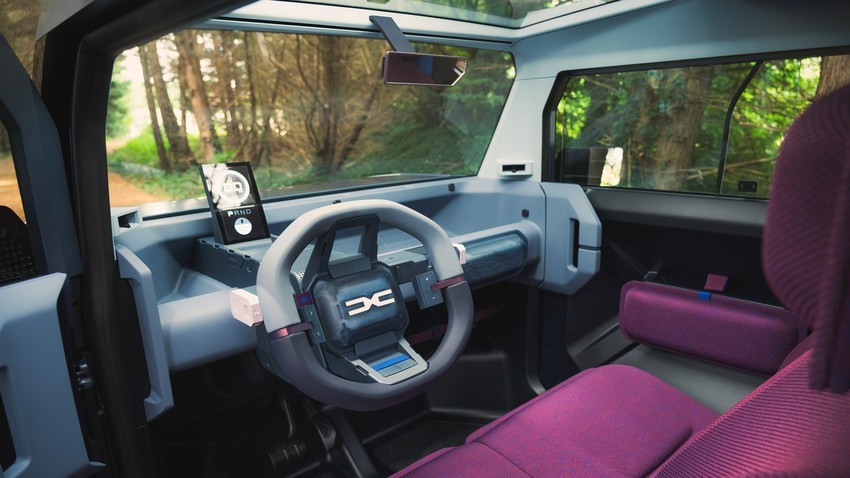 Концепт Dacia Hipster салон вид первый