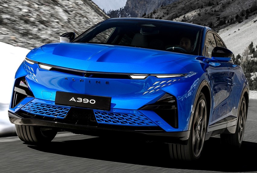 Кроссовер Alpine A390 экстерьер вид третий
