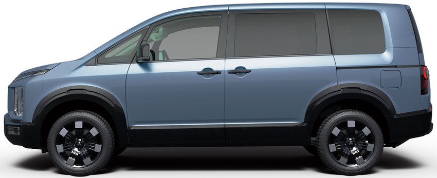 Минивэн Mitsubishi Delica D:5 экстерьер вид первый