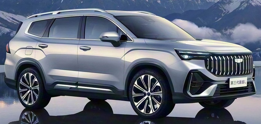 Кроссовер Geely Haoyue L экстерьер вид первый