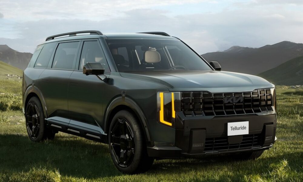 Кроссовер Kia Telluride экстерьер вид четвертый