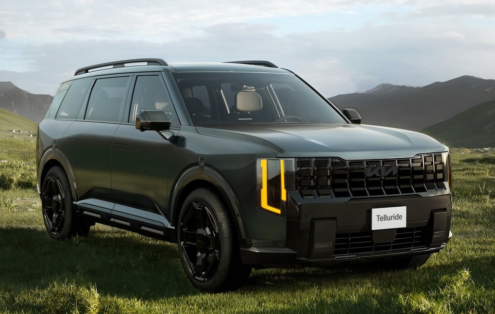 Кроссовер Kia Telluride экстерьер вид четвертый