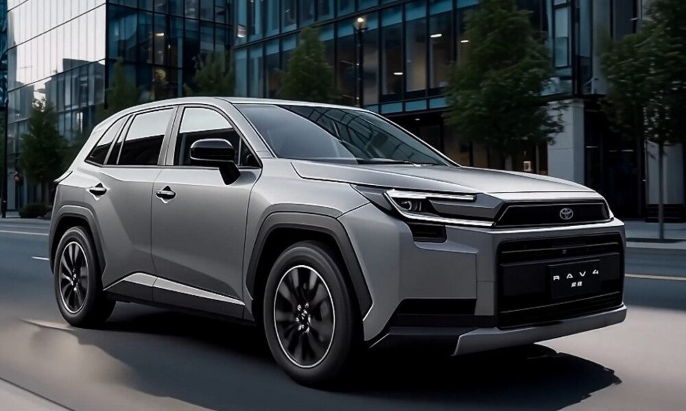 Кроссовер Toyota RAV4 экстерьер вид третий