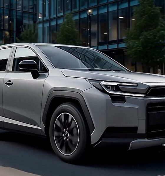 Кроссовер Toyota RAV4 экстерьер вид третий