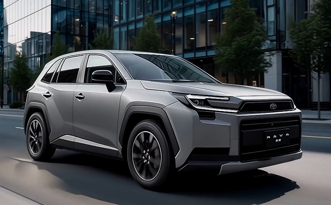 Кроссовер Toyota RAV4 экстерьер вид третий