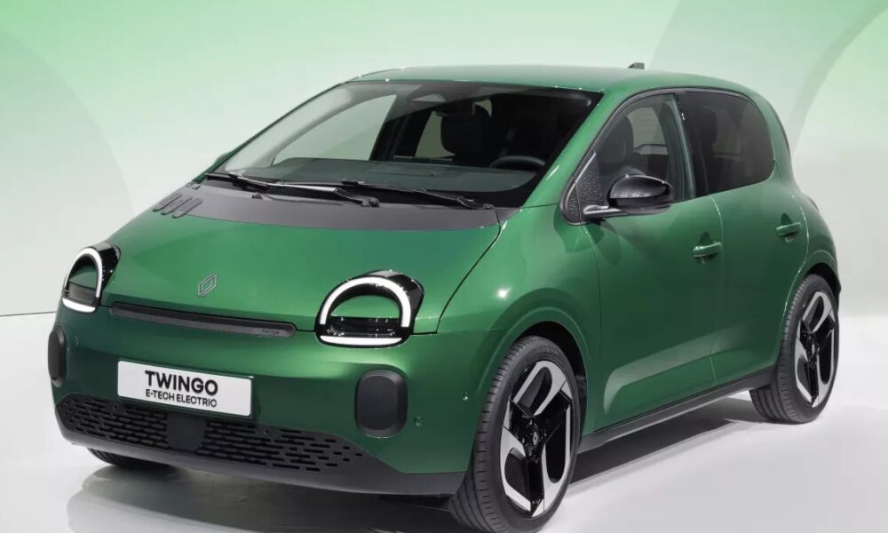 Хэтчбек Renault Twingo E-Tech electric экстерьер вид третий