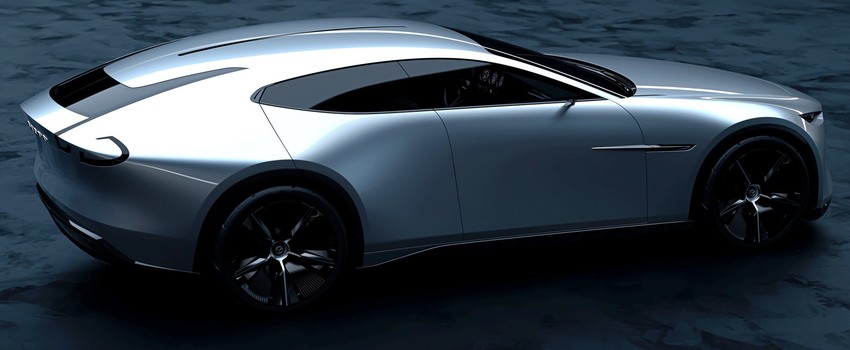 Концепт Mazda Vision X-Coupe экстерьер вид второй