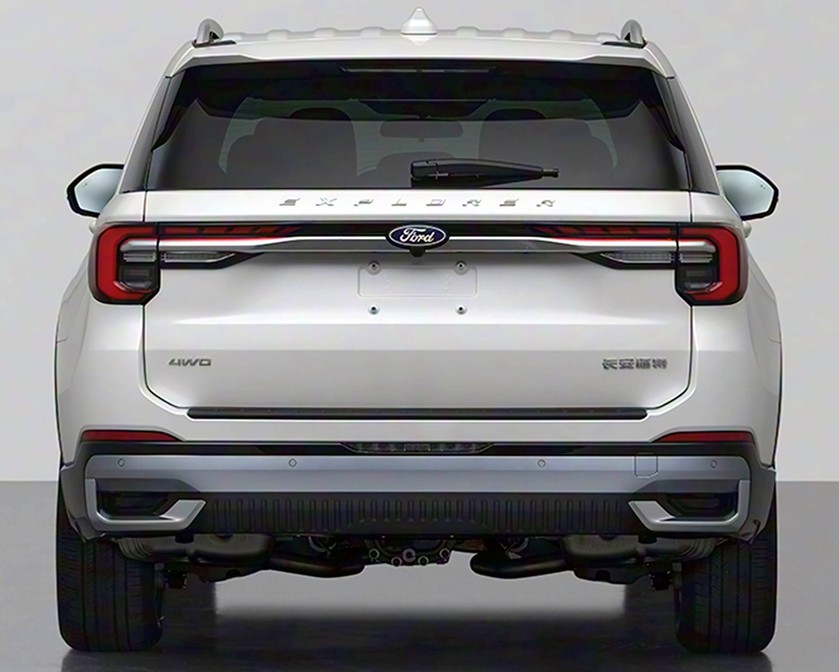 Кроссовер Ford Explorer экстерьер вид третий