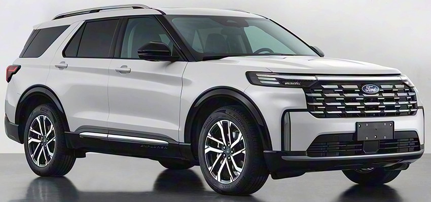 Кроссовер Ford Explorer экстерьер вид второй
