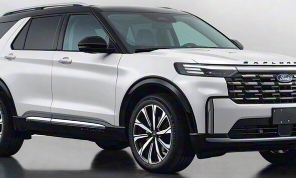 Кроссовер Ford Explorer экстерьер вид четвертый