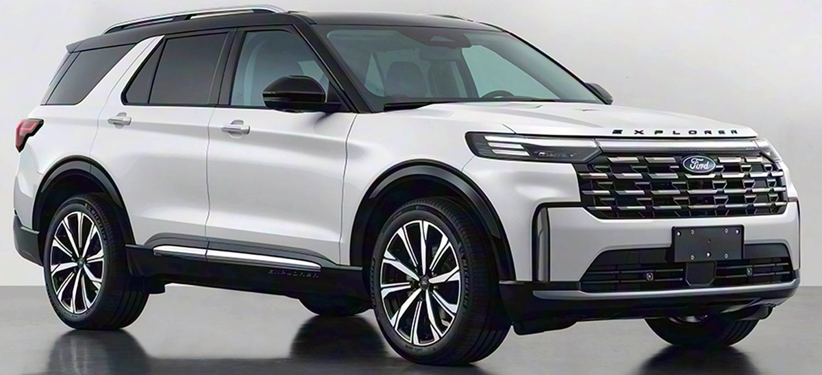 Кроссовер Ford Explorer экстерьер вид четвертый