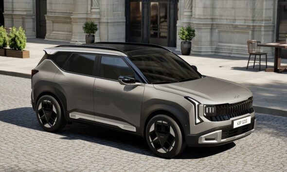 Кроссовер Kia Seltos экстерьер вид третий