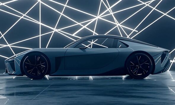 Концепт Lexus LFA экстерьер вид первый