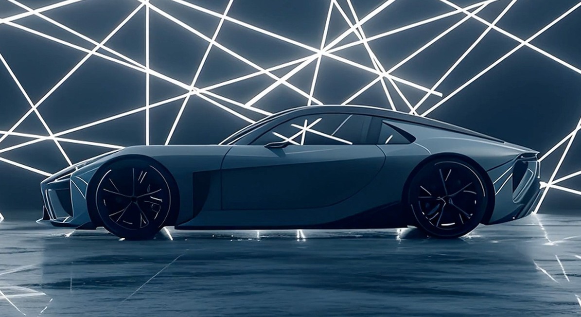 Концепт Lexus LFA экстерьер вид первый