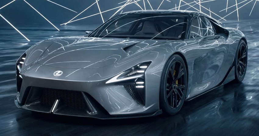 Концепт Lexus LFA экстерьер вид второй