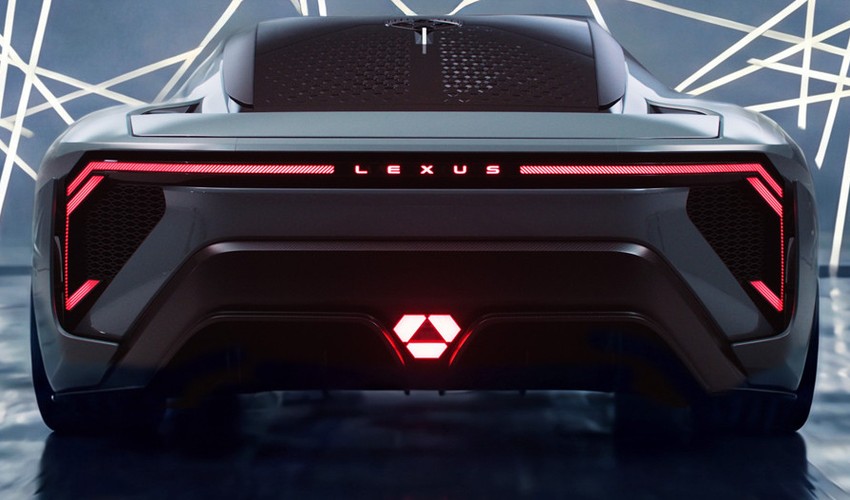 Концепт Lexus LFA экстерьер вид третий